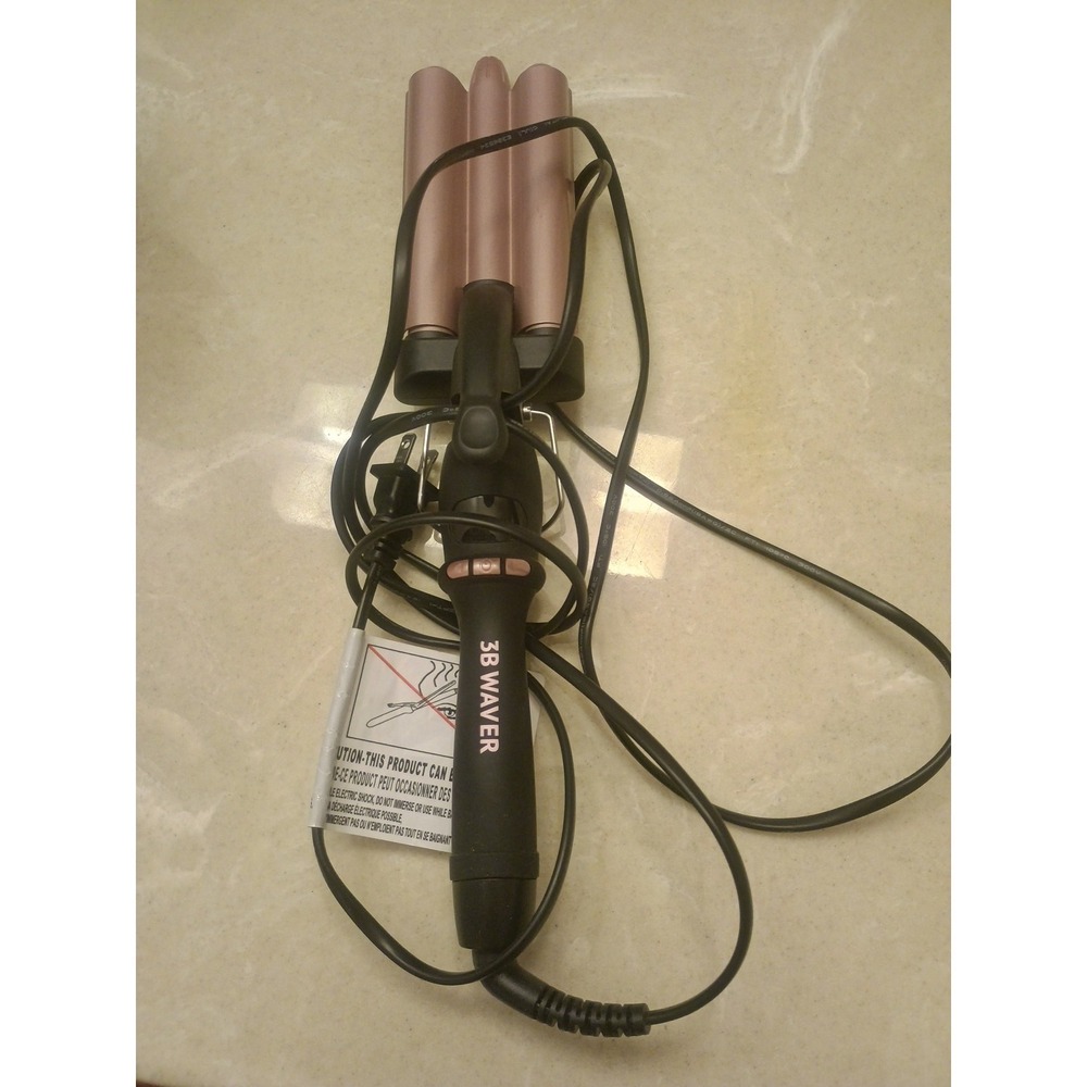 Ustar Curling Iron 3 Barrel Hair Waver 4 in 1 Ustar Hair Crimper Wand Set